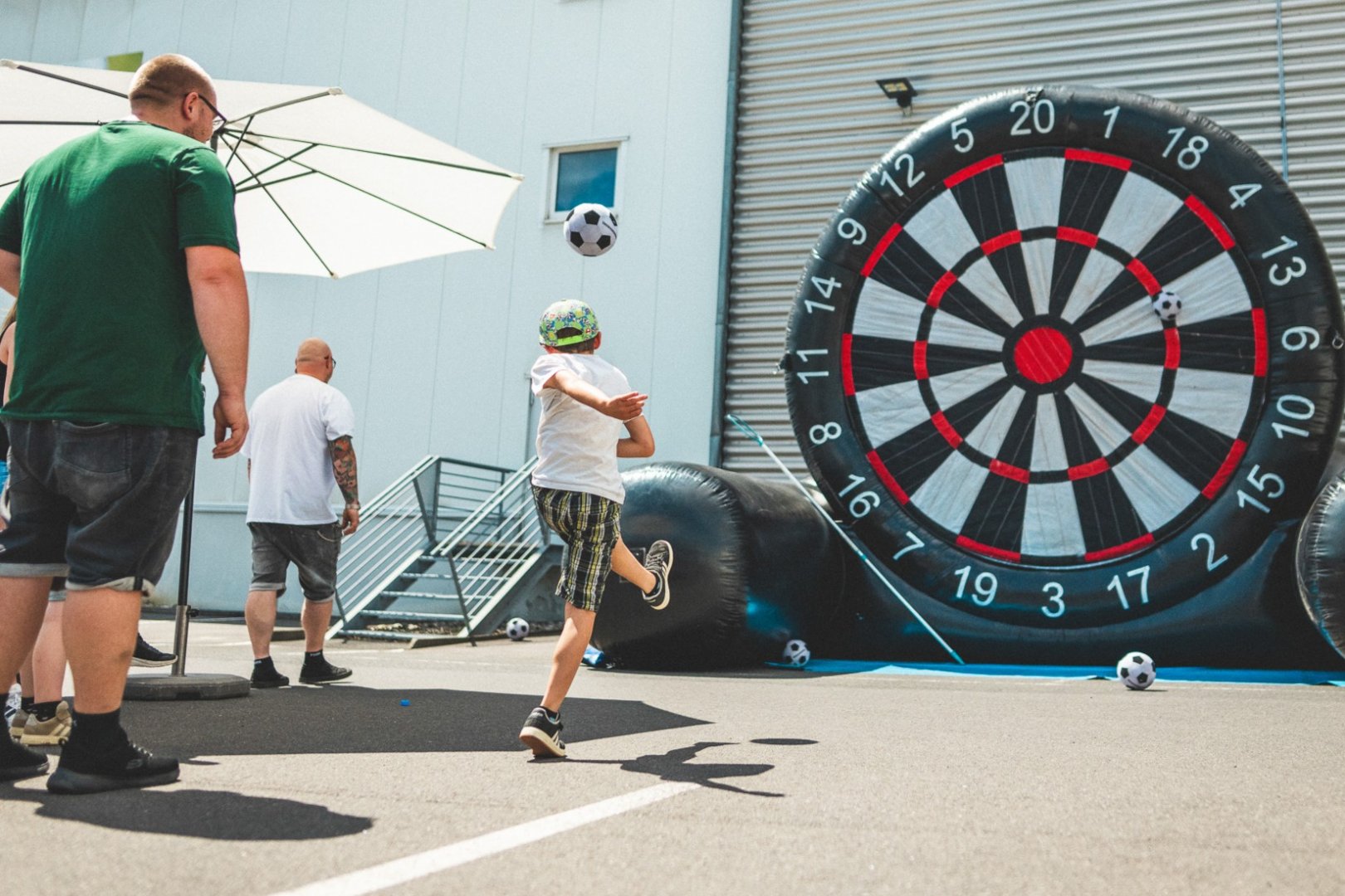 Fun with the XXL games on Family Day