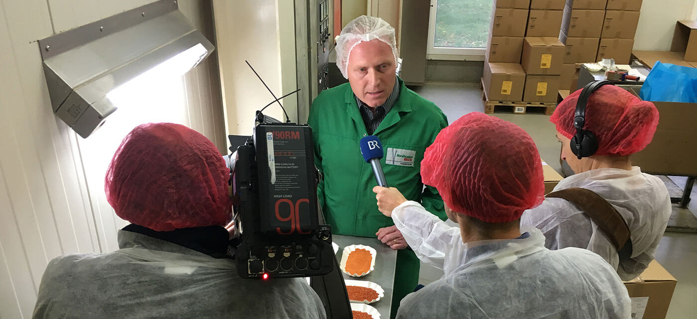 Axel vom Berg, Kräuter Mix, Presse, Bayrischer Rundfunk, Medieninterview