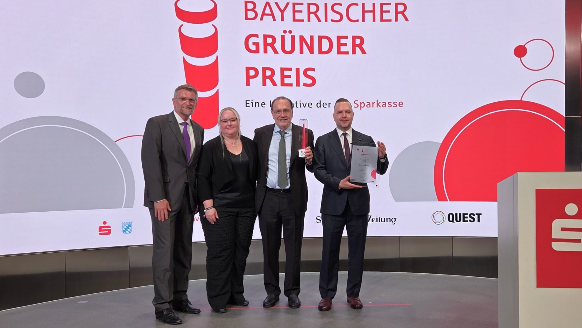 Festakt München Kräuter Mix und Sparkasse Mainfranken Würzburg