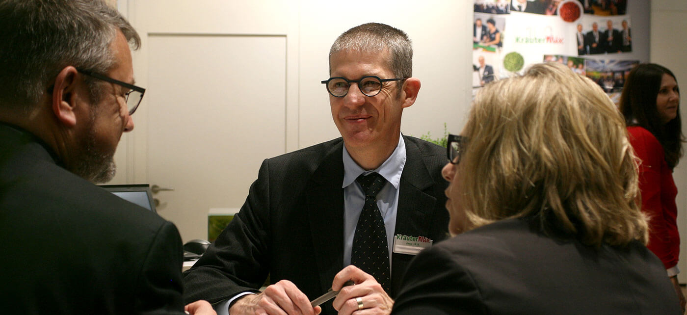 Kräuter Mix auf Messe, Harold van Gampelaere