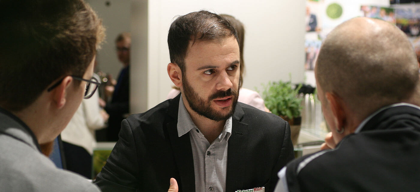 Kräuter Mix auf Messe FIE, Biofach, Tobias Werner