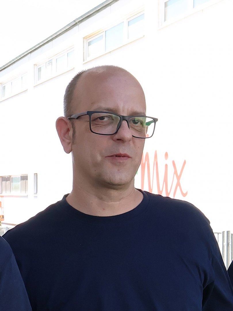 Produktionsmitarbeiter Rainer Behringer
