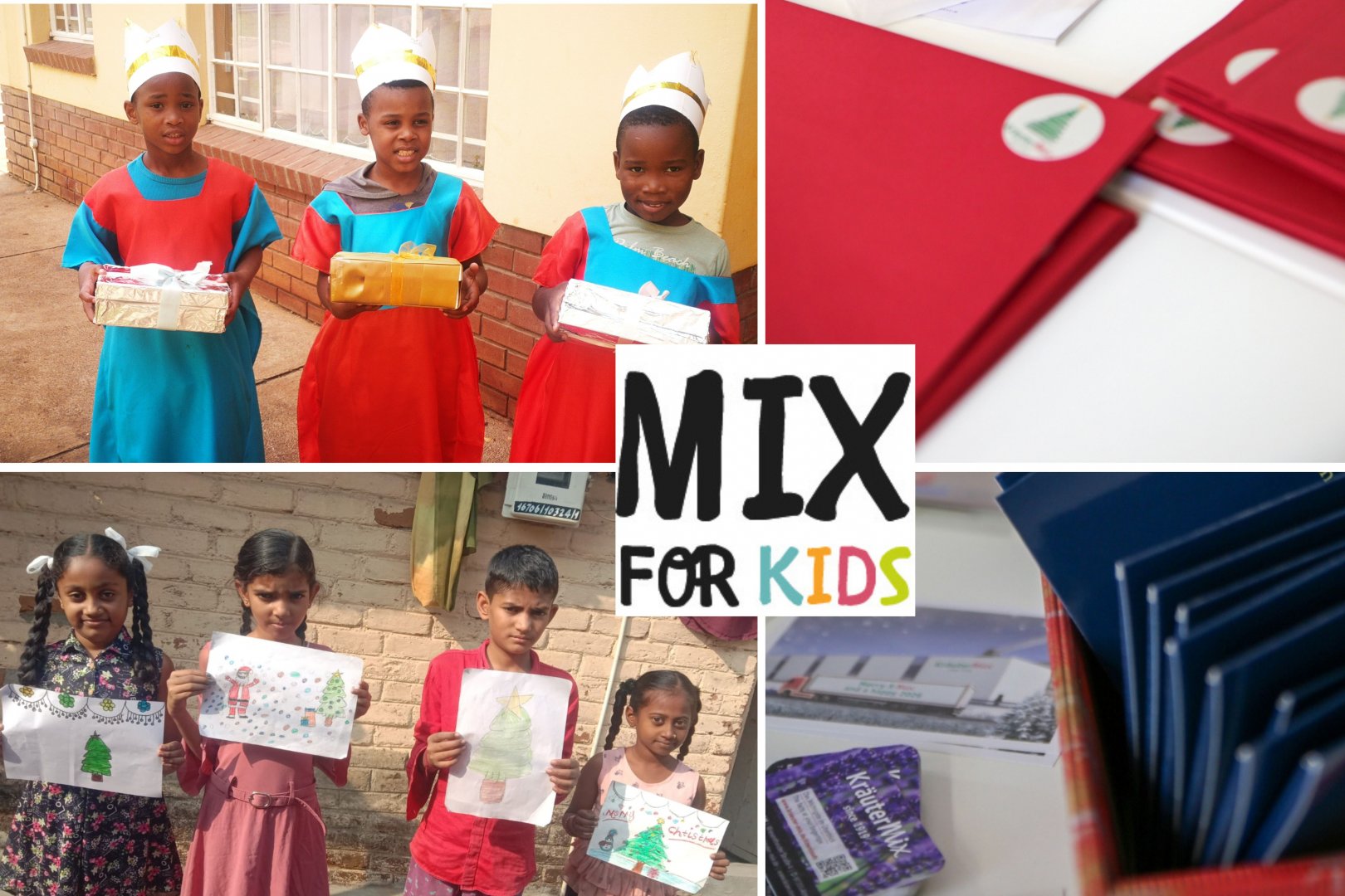 Weihnachtsspende von Kräuter Mix zugunsten Mix for Kids