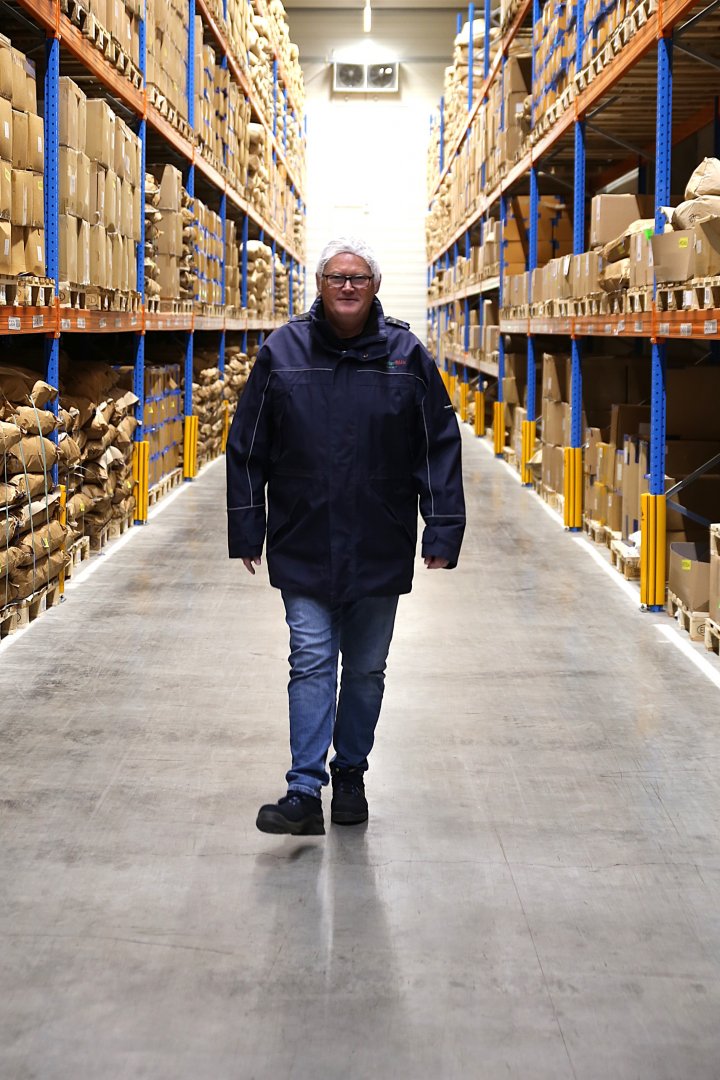 Werner Zehnder bei einem seiner Rundgänge in Wiesentheid